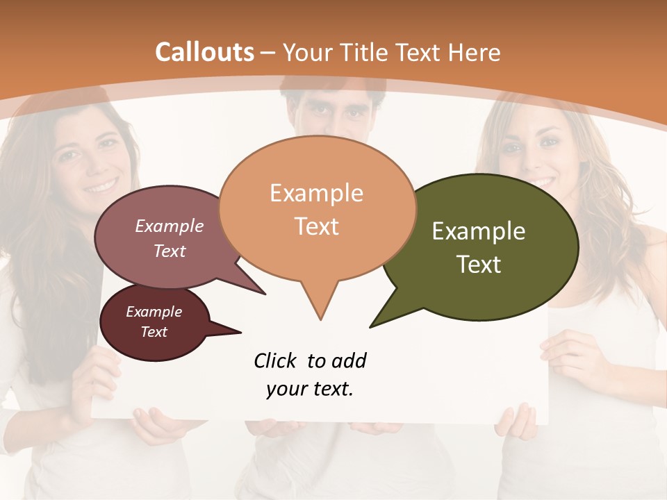 Demands Girl Message Board PowerPoint Template