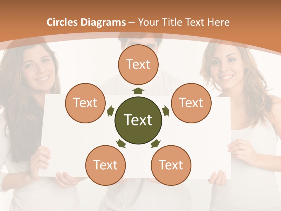 Demands Girl Message Board PowerPoint Template