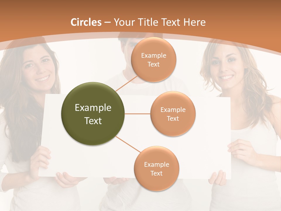 Demands Girl Message Board PowerPoint Template