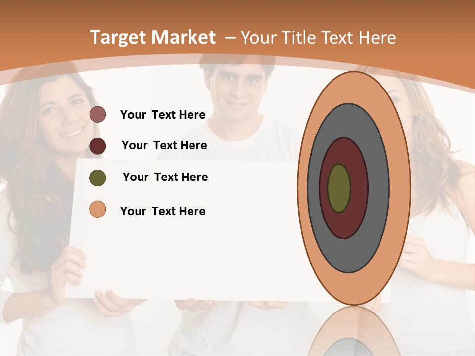 Demands Girl Message Board PowerPoint Template