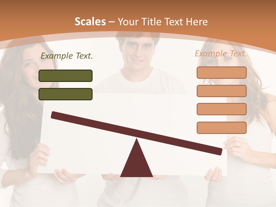 Demands Girl Message Board PowerPoint Template