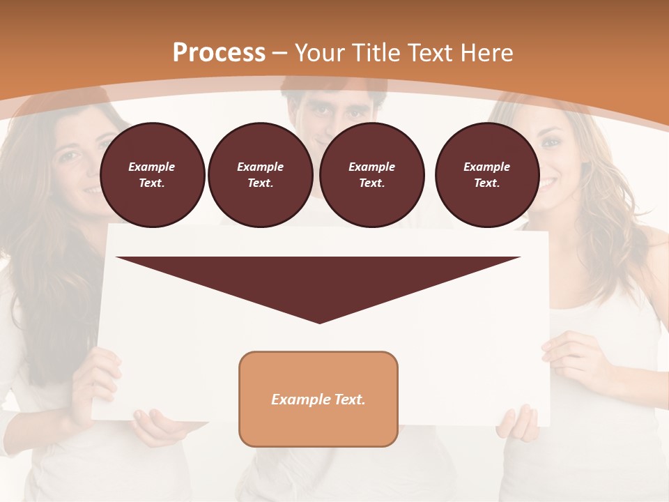 Demands Girl Message Board PowerPoint Template