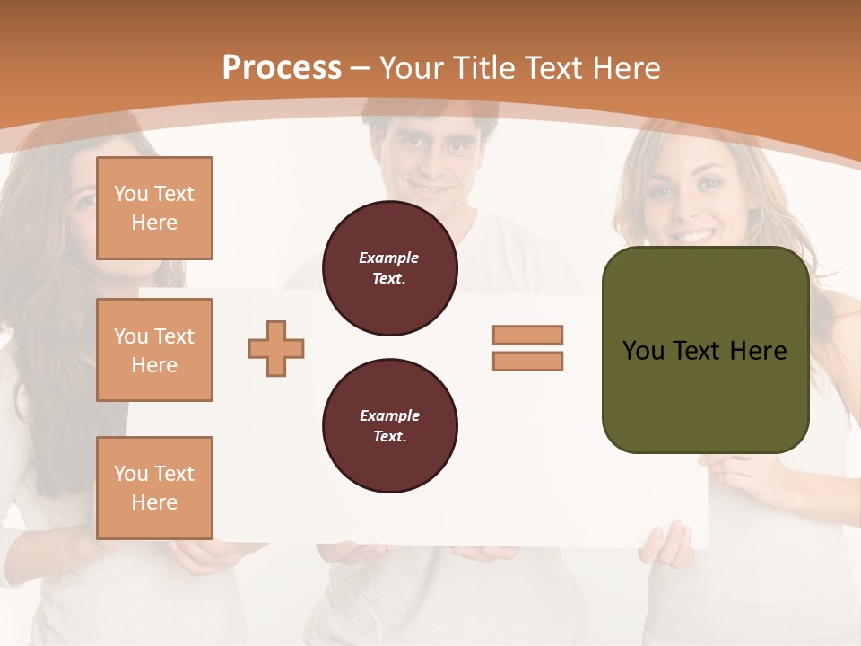 Demands Girl Message Board PowerPoint Template