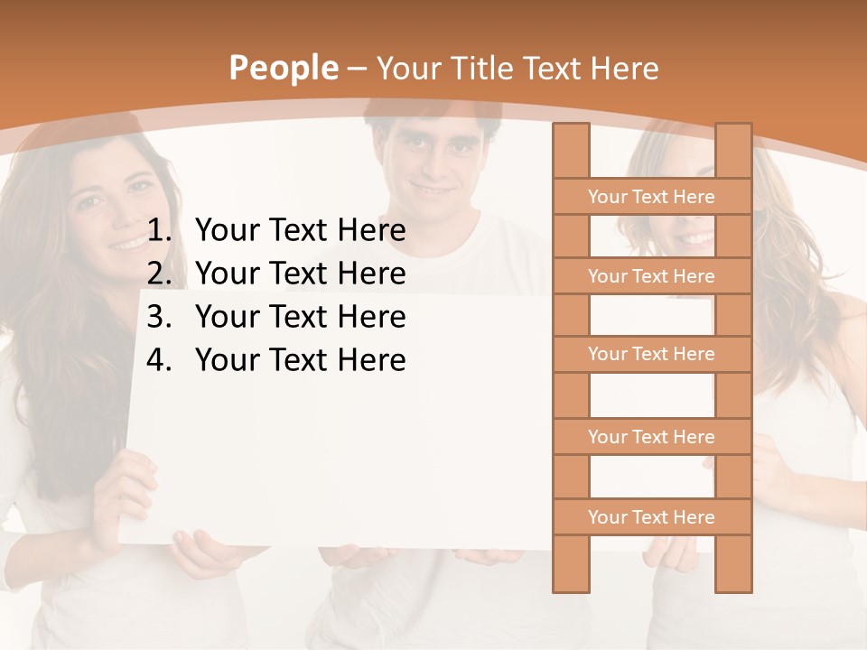 Demands Girl Message Board PowerPoint Template