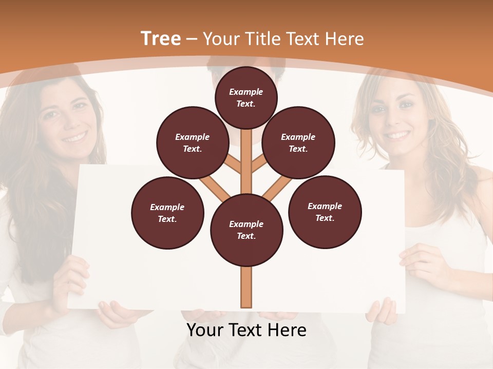 Demands Girl Message Board PowerPoint Template