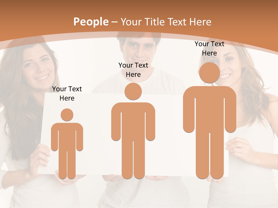 Demands Girl Message Board PowerPoint Template