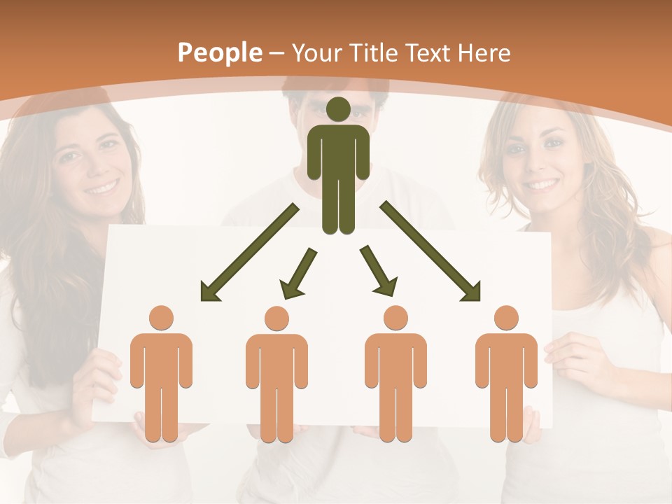 Demands Girl Message Board PowerPoint Template