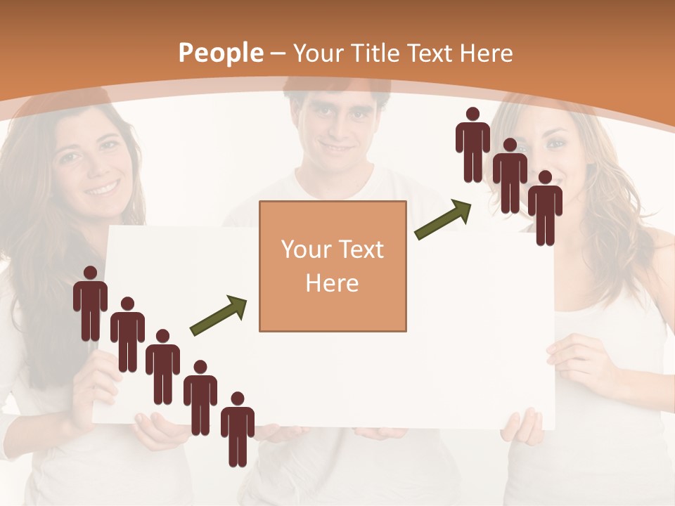 Demands Girl Message Board PowerPoint Template