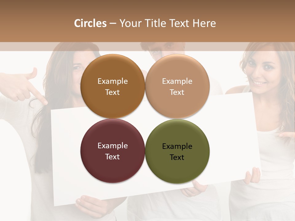 Copy Space Information Demonstration PowerPoint Template