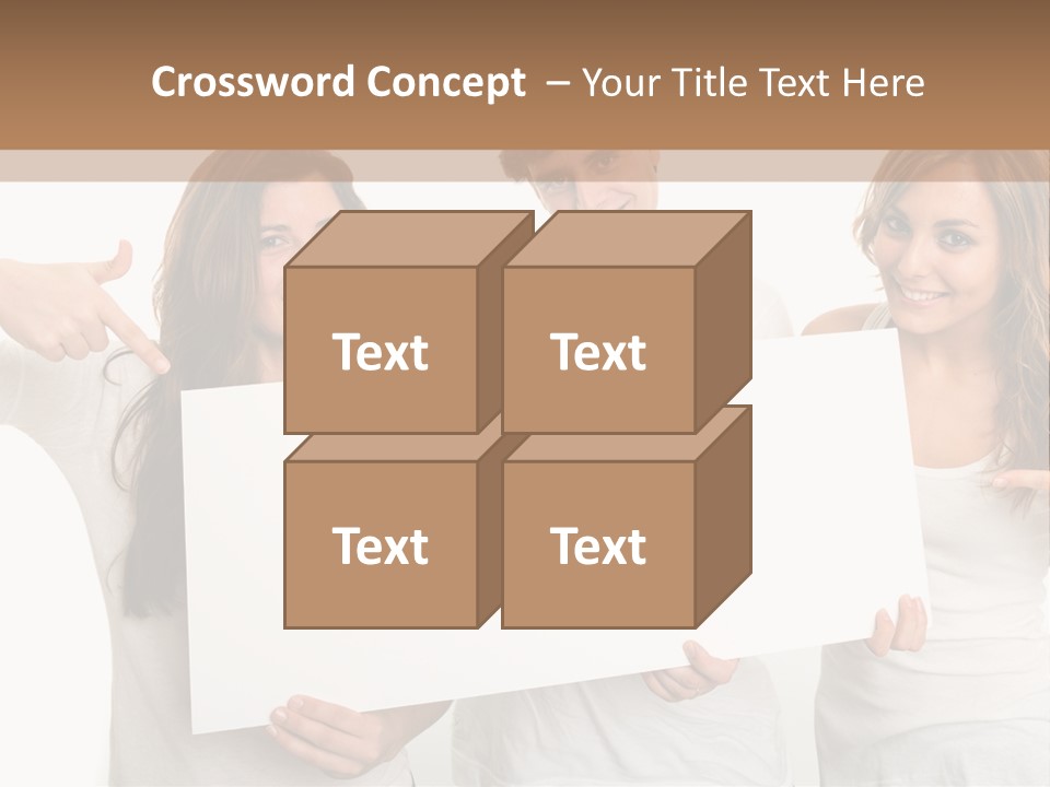 Copy Space Information Demonstration PowerPoint Template