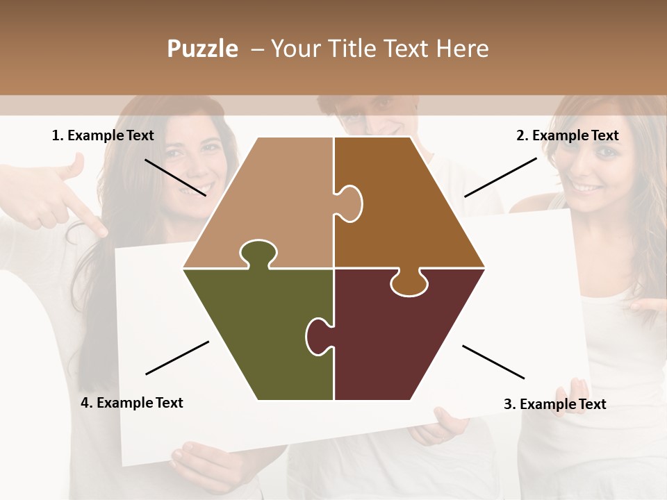 Copy Space Information Demonstration PowerPoint Template