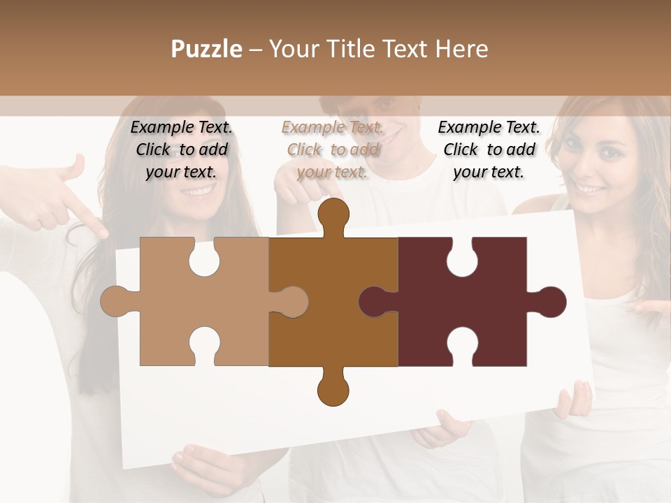 Copy Space Information Demonstration PowerPoint Template