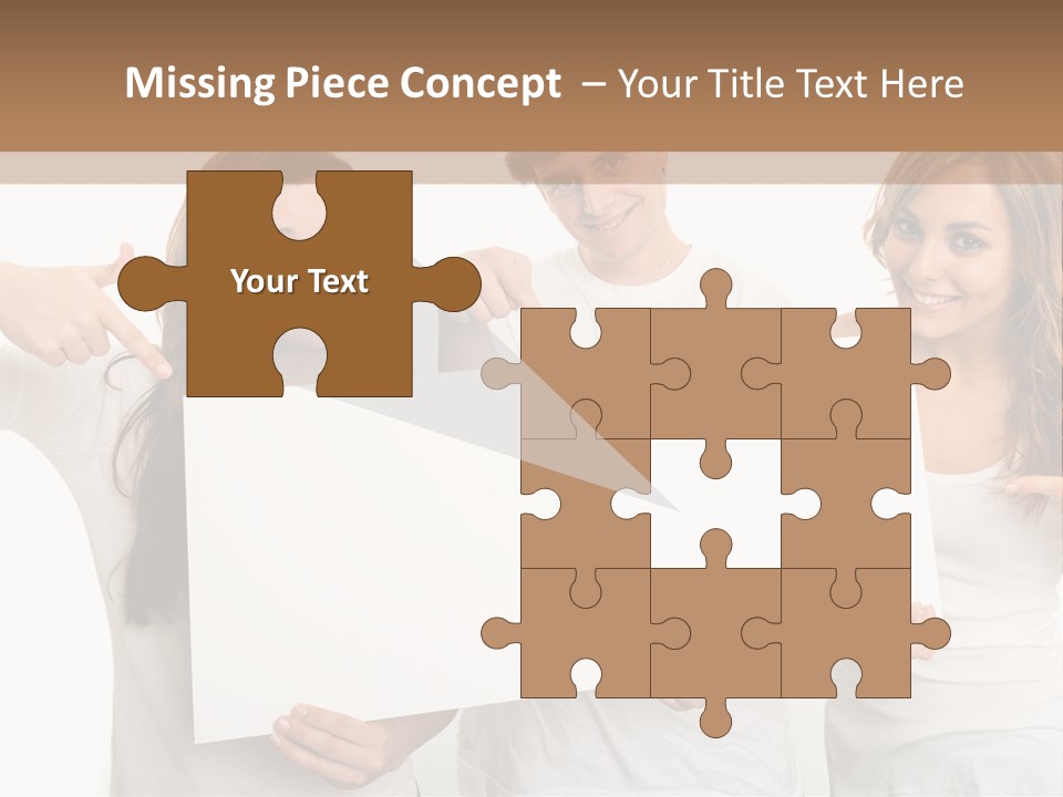 Copy Space Information Demonstration PowerPoint Template