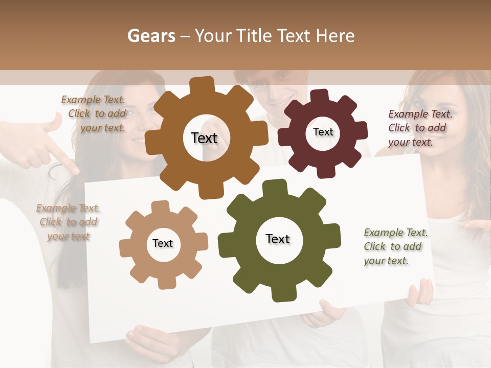 Copy Space Information Demonstration PowerPoint Template