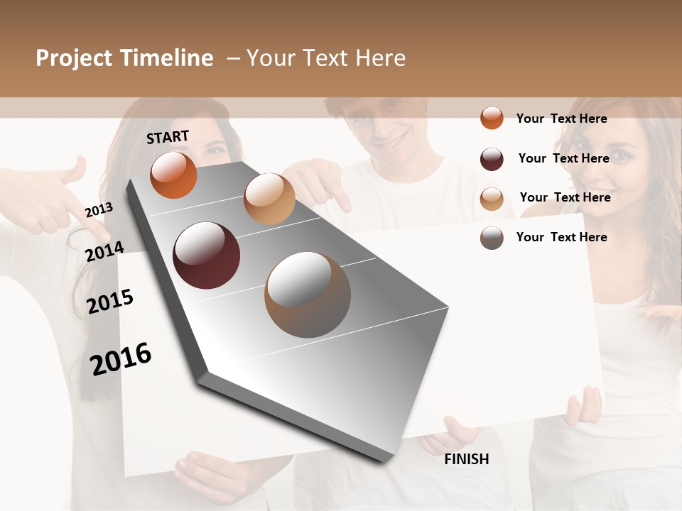 Copy Space Information Demonstration PowerPoint Template