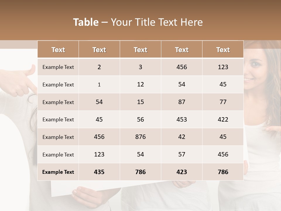 Copy Space Information Demonstration PowerPoint Template