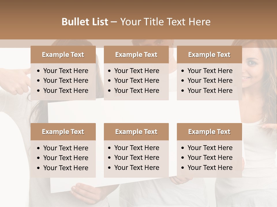Copy Space Information Demonstration PowerPoint Template
