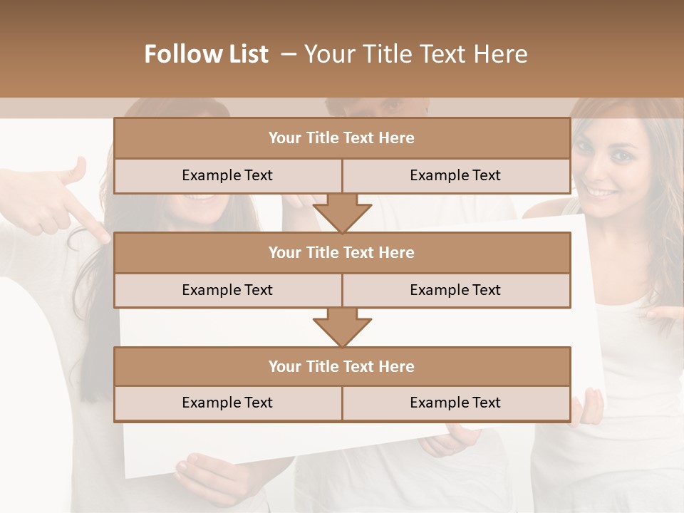 Copy Space Information Demonstration PowerPoint Template