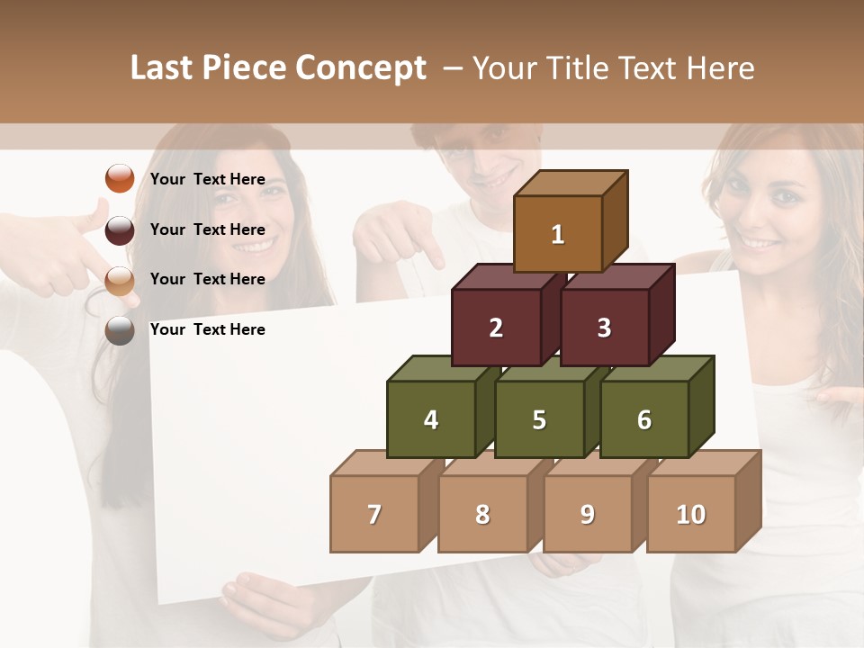 Copy Space Information Demonstration PowerPoint Template