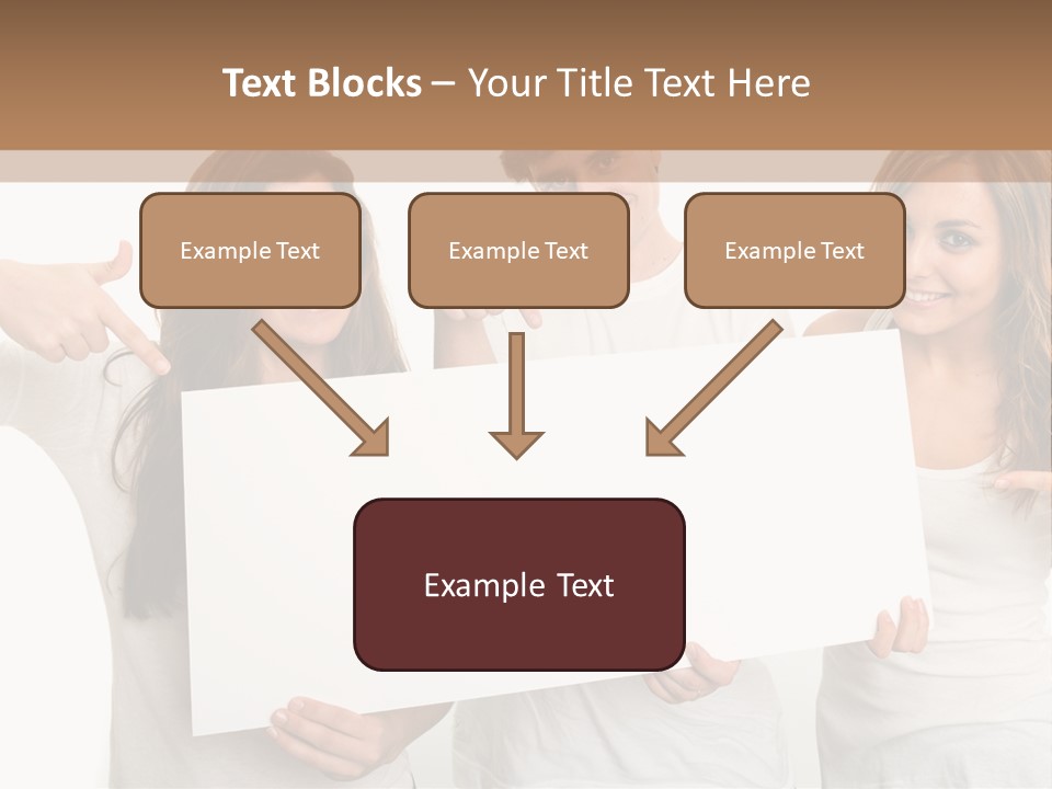 Copy Space Information Demonstration PowerPoint Template