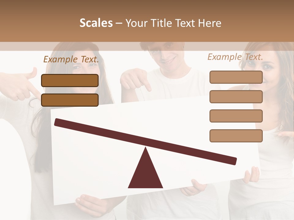 Copy Space Information Demonstration PowerPoint Template