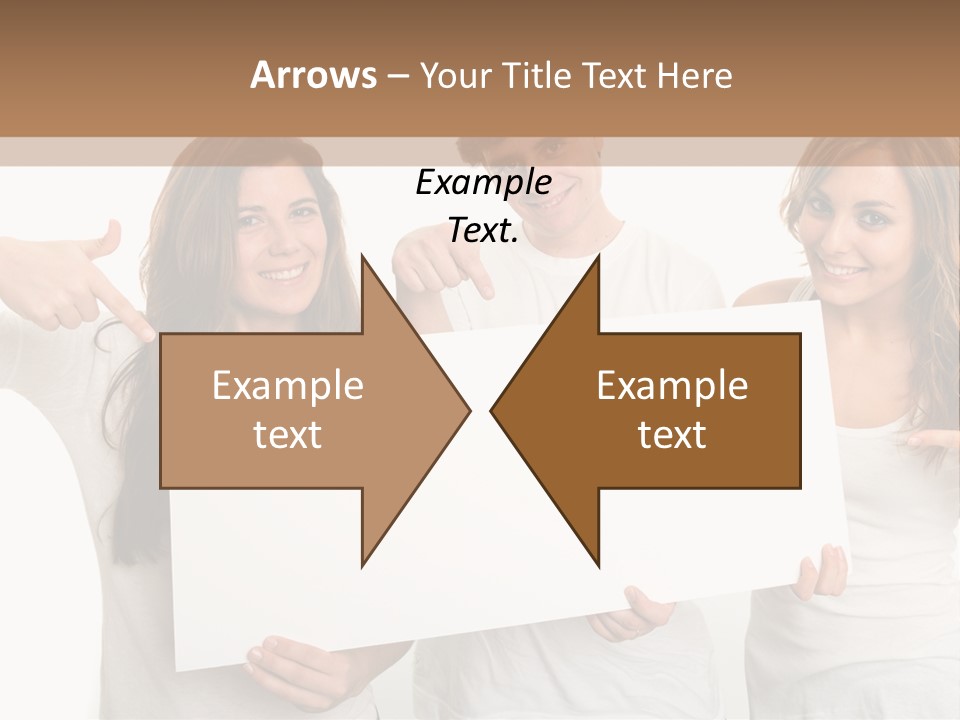 Copy Space Information Demonstration PowerPoint Template