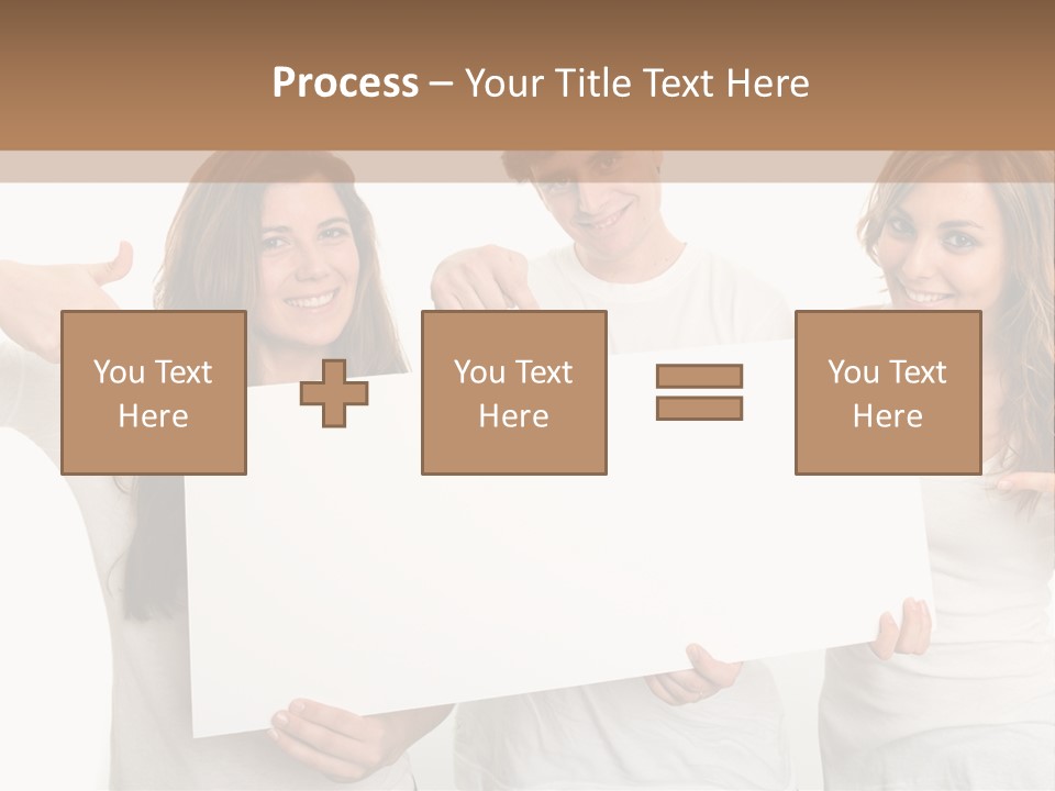 Copy Space Information Demonstration PowerPoint Template