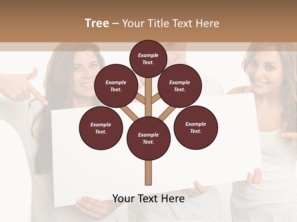 Copy Space Information Demonstration PowerPoint Template