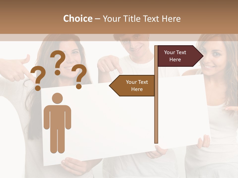 Copy Space Information Demonstration PowerPoint Template