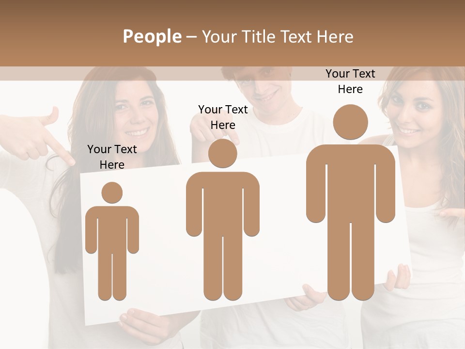 Copy Space Information Demonstration PowerPoint Template