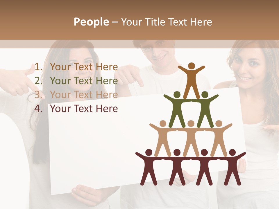 Copy Space Information Demonstration PowerPoint Template