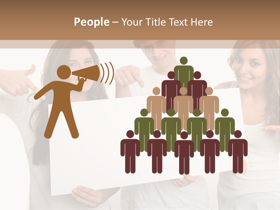 Copy Space Information Demonstration PowerPoint Template