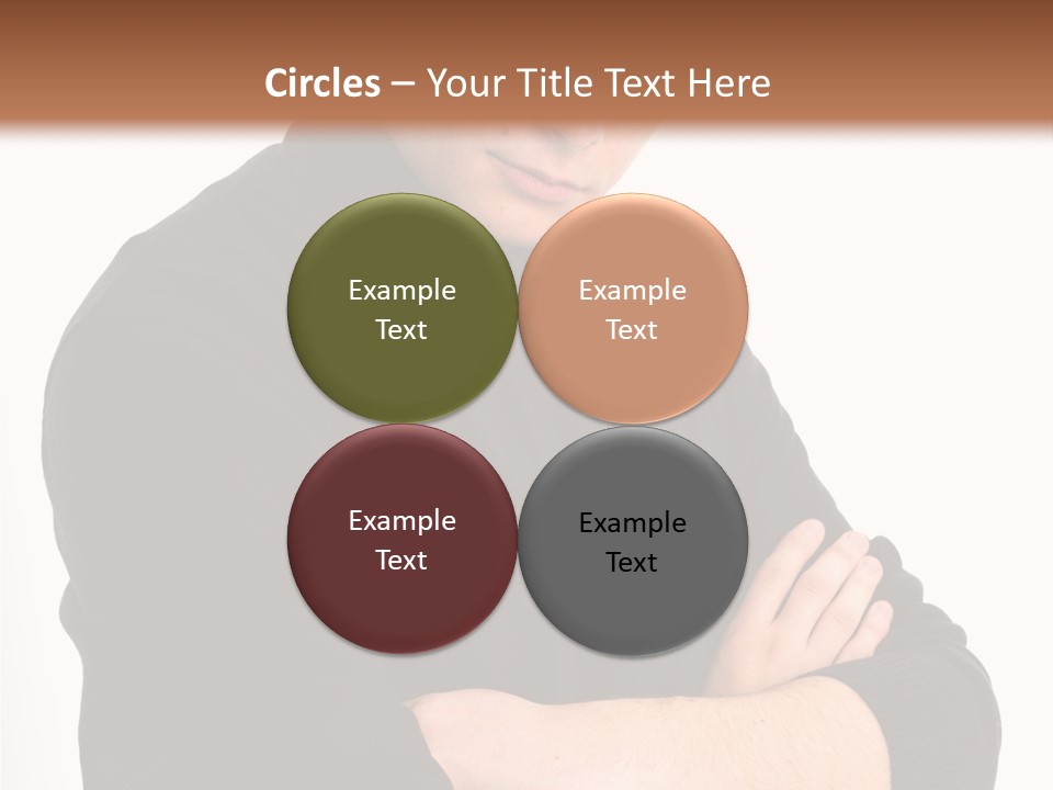 Portrait Emotion Determined PowerPoint Template