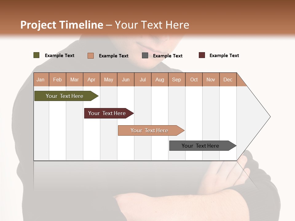 Portrait Emotion Determined PowerPoint Template