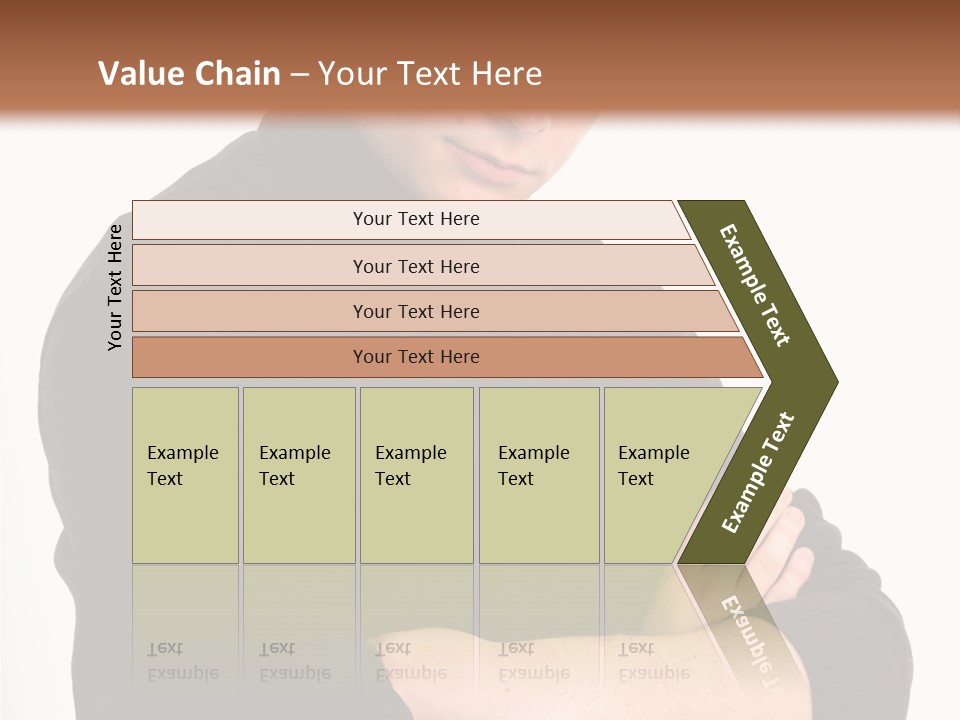 Portrait Emotion Determined PowerPoint Template