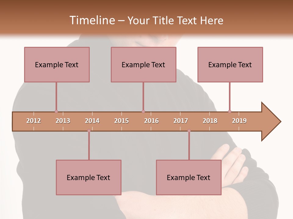 Portrait Emotion Determined PowerPoint Template