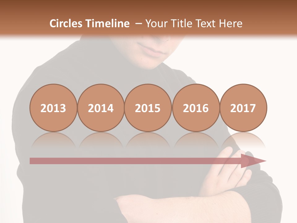 Portrait Emotion Determined PowerPoint Template