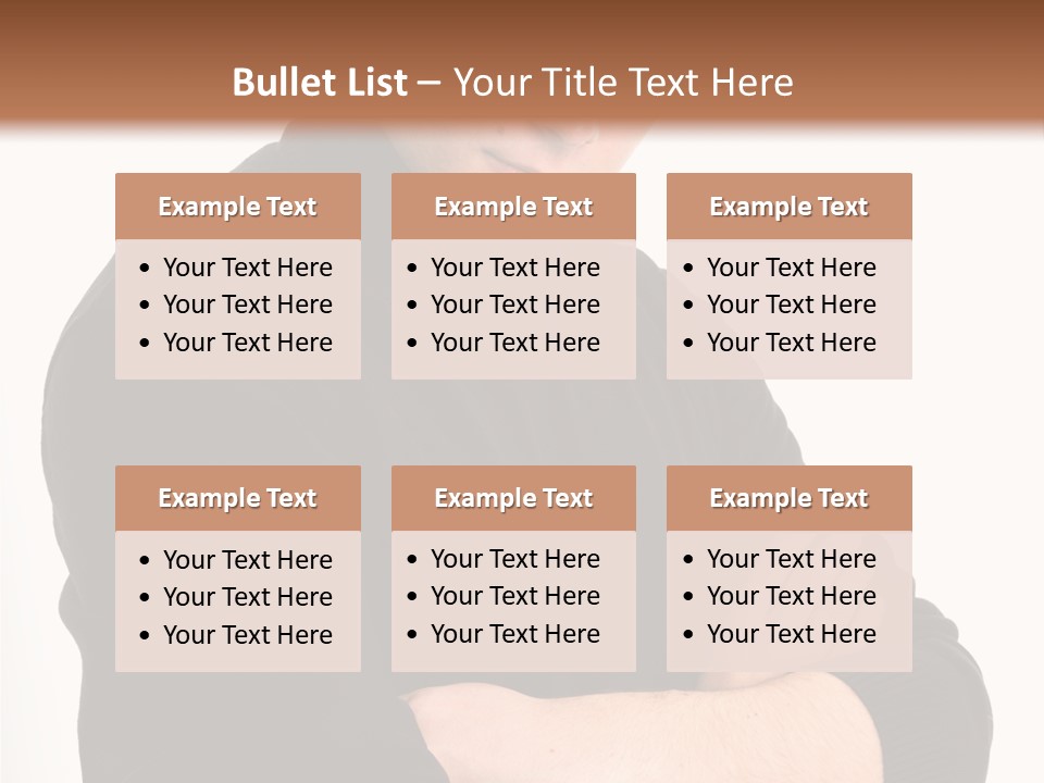 Portrait Emotion Determined PowerPoint Template