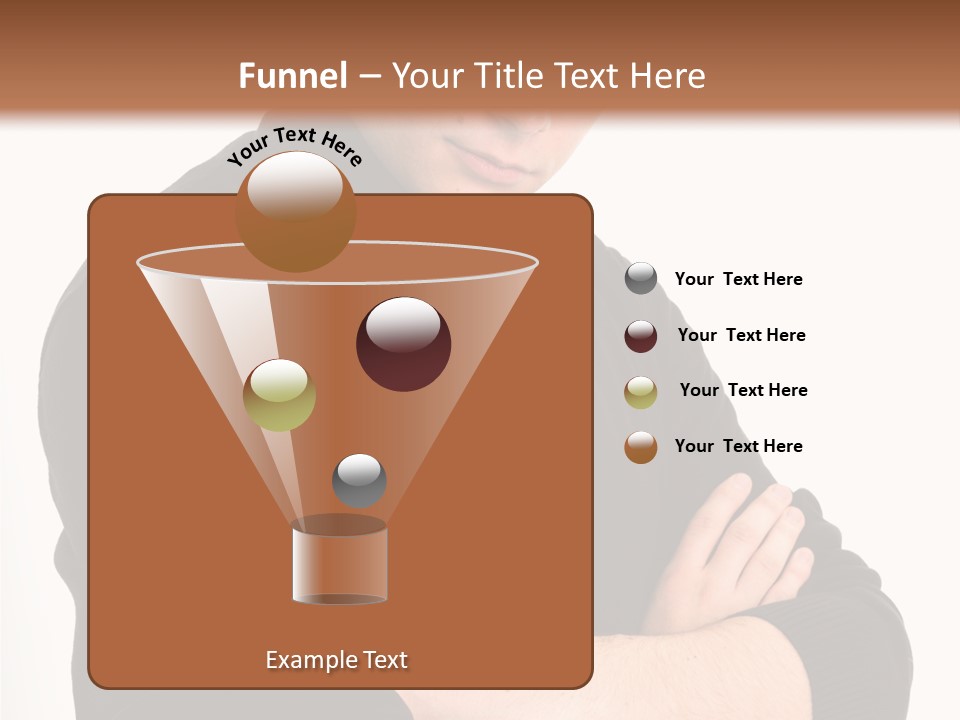 Portrait Emotion Determined PowerPoint Template