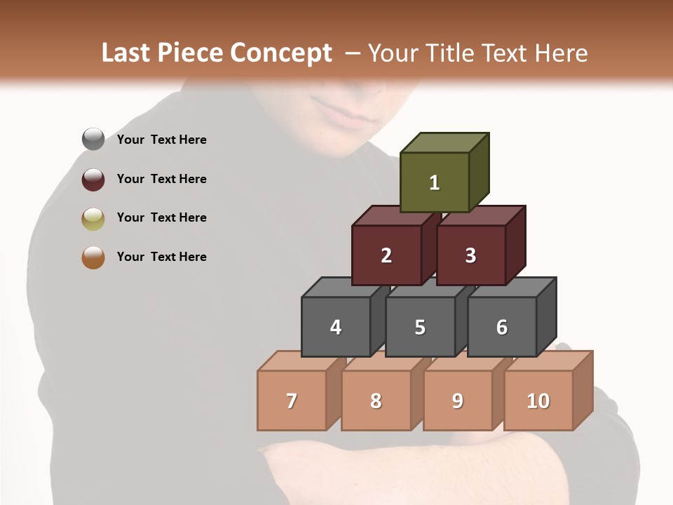 Portrait Emotion Determined PowerPoint Template