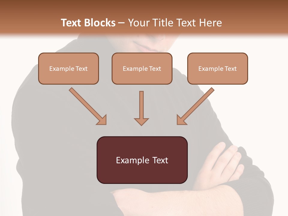Portrait Emotion Determined PowerPoint Template