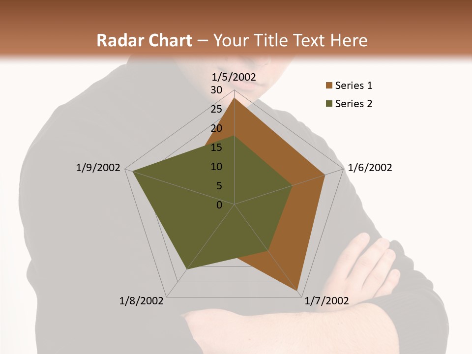 Portrait Emotion Determined PowerPoint Template