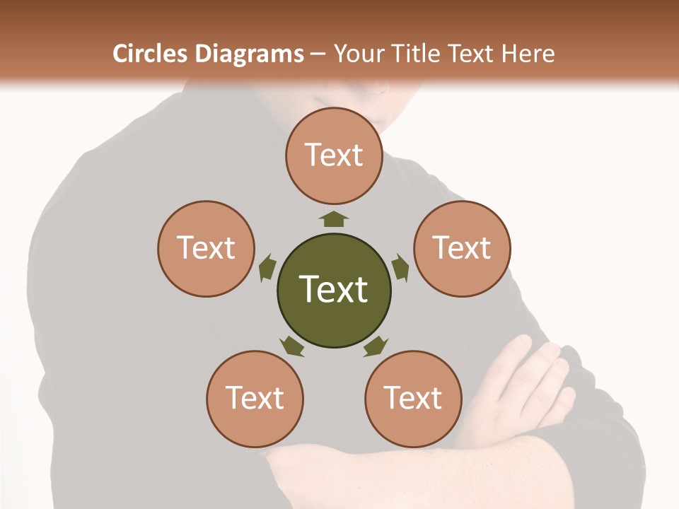 Portrait Emotion Determined PowerPoint Template