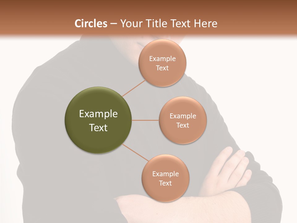 Portrait Emotion Determined PowerPoint Template