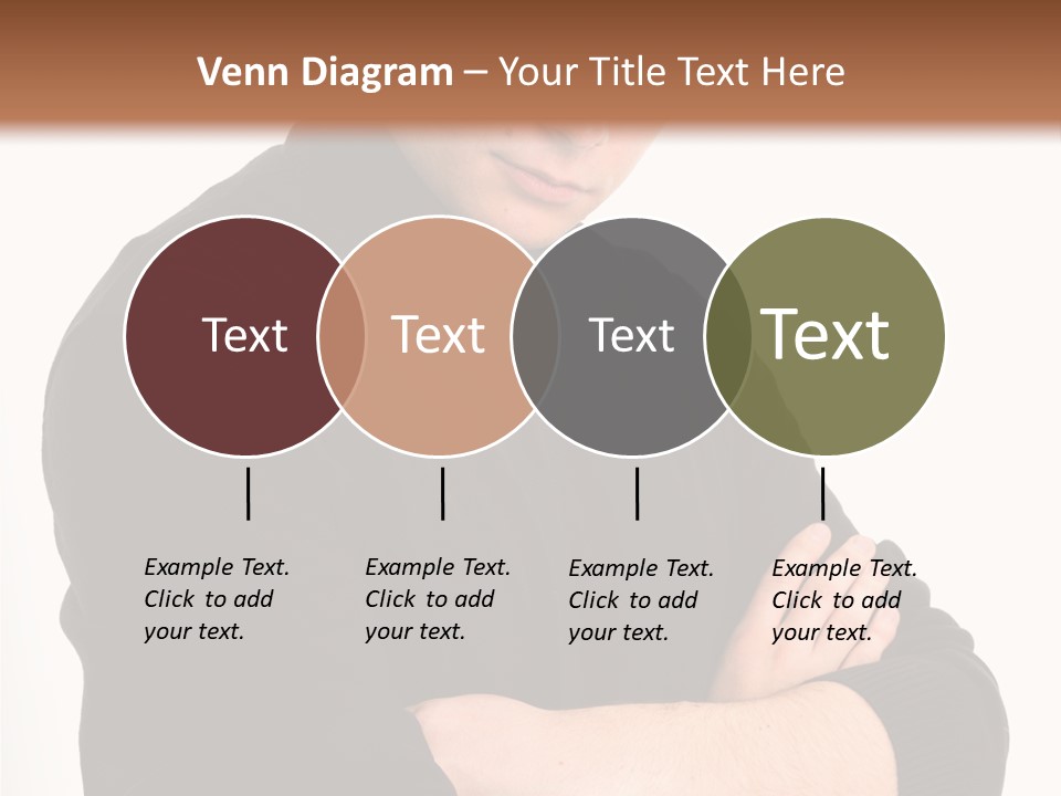 Portrait Emotion Determined PowerPoint Template