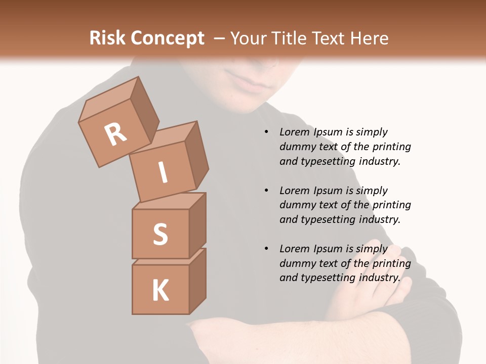 Portrait Emotion Determined PowerPoint Template