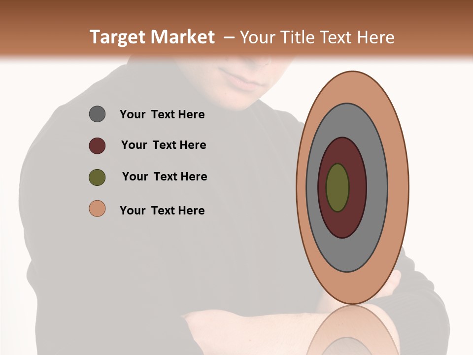 Portrait Emotion Determined PowerPoint Template