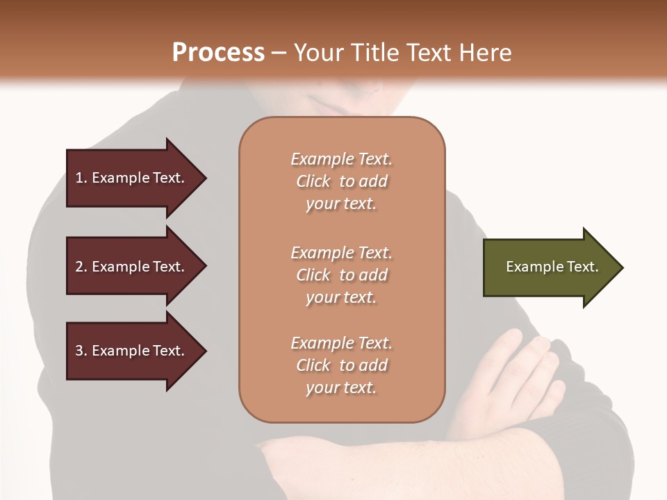 Portrait Emotion Determined PowerPoint Template