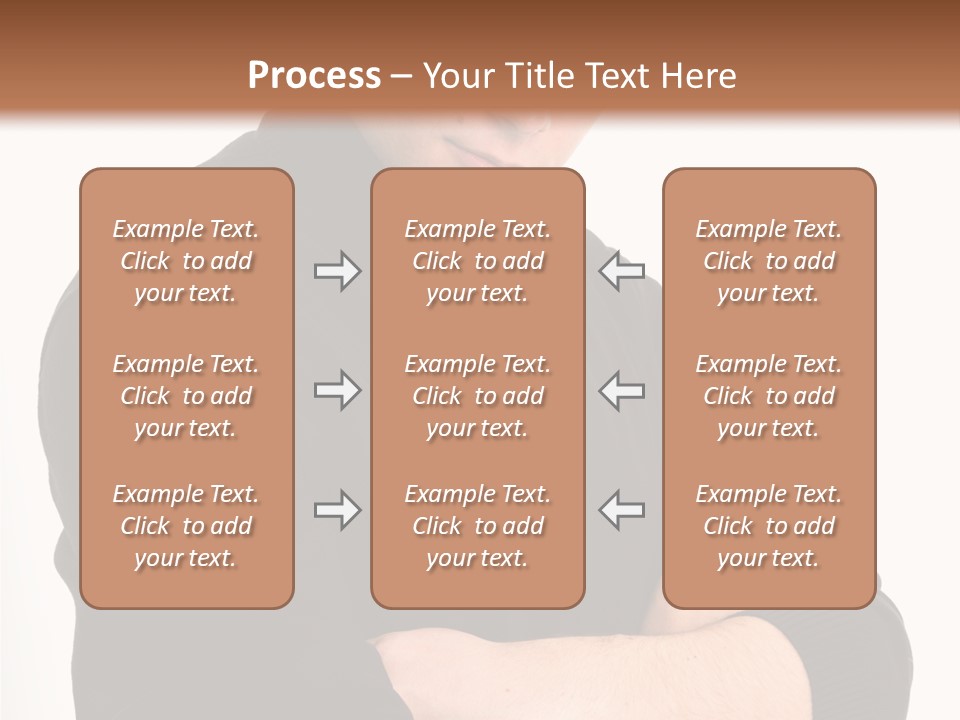 Portrait Emotion Determined PowerPoint Template