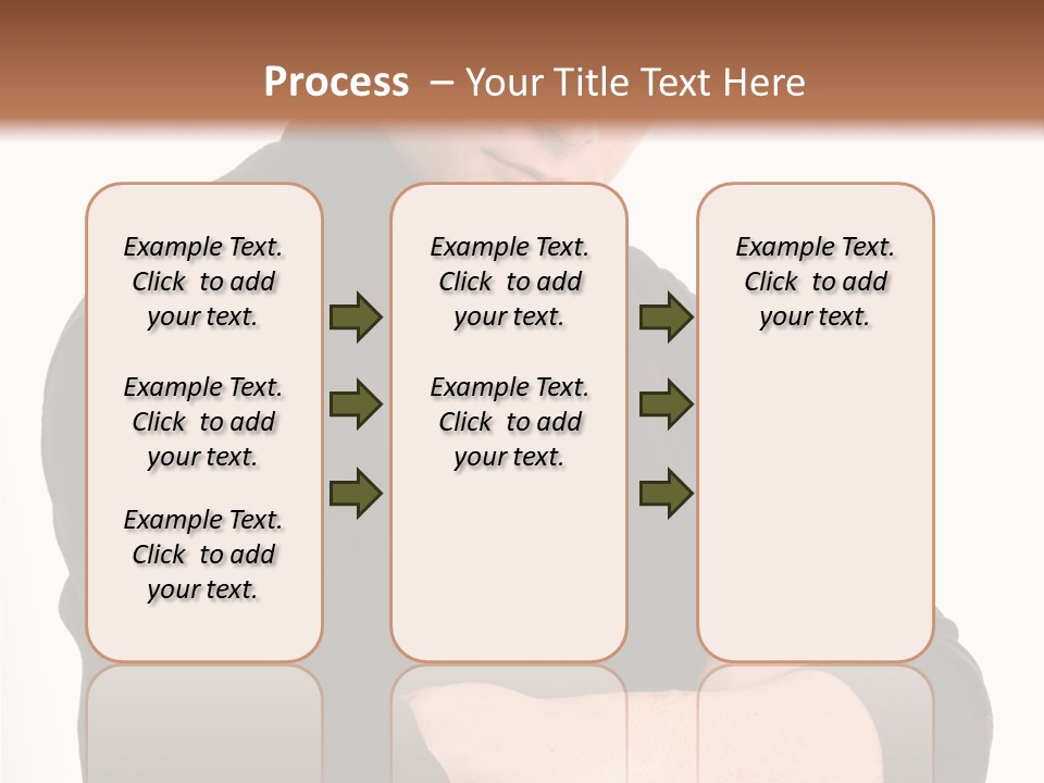 Portrait Emotion Determined PowerPoint Template